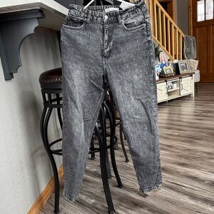 Zara Black Acid Wash Denim